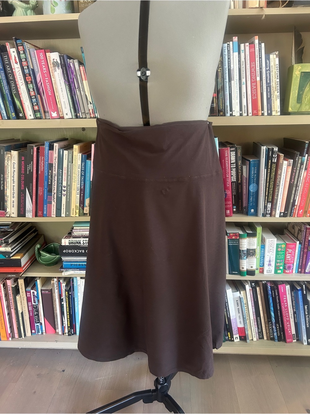 Eileen Fisher Brown A-Line Skirt